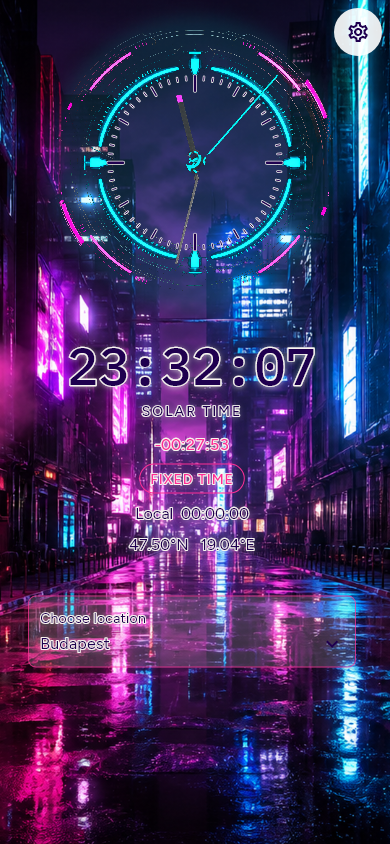 Illustrative Cyberpunk skin with fixed Budapest test time 23:32:07